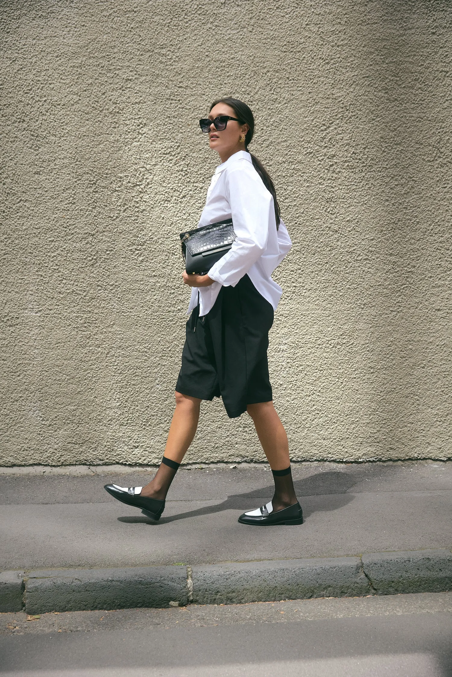 Chad Loafer | Black/white combo