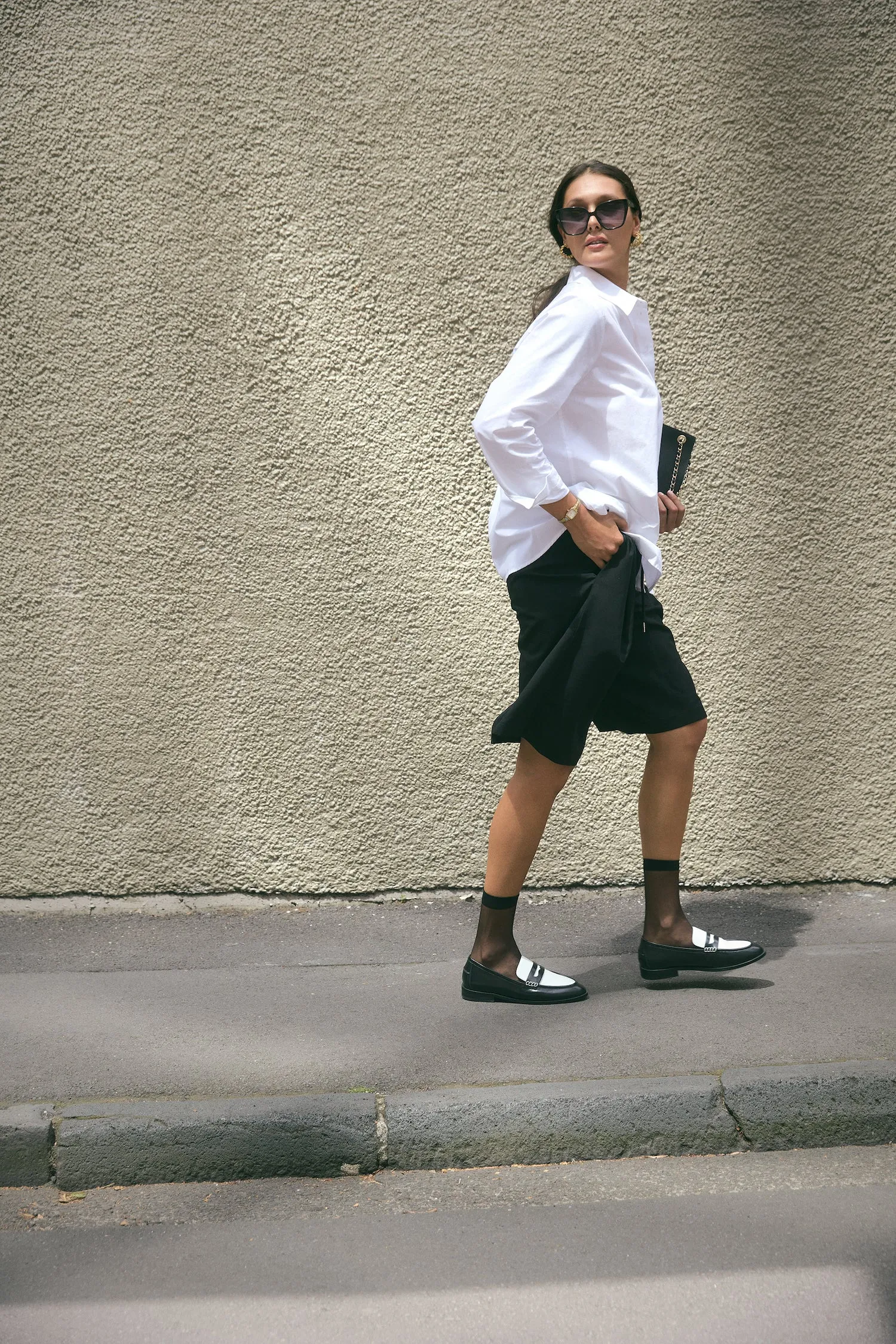 Chad Loafer | Black/white combo