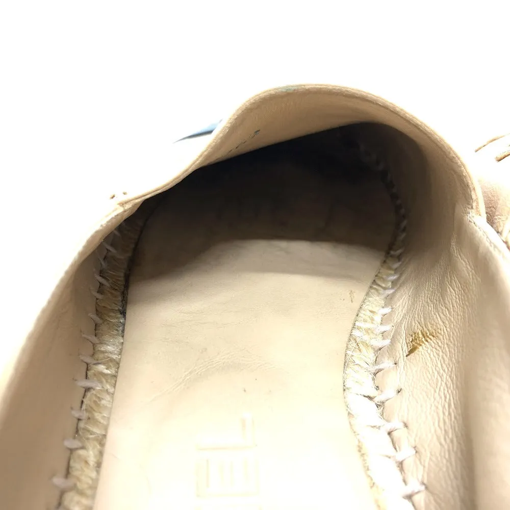 CHANEL Slip-on leather beige Espadrille M
