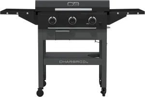 Charbroil® 28" XL Performance Series™ Propane Gas Griddle with Cart 3 Burner Flat Top Grill, Black - 463258924