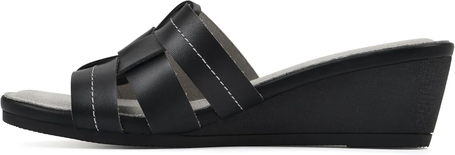 CLIFFS BY WHITE MOUNTAIN Women's Candyce Wedge Sandal