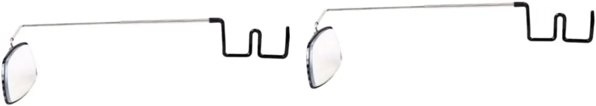 CLISPEED 2pcs Bike Glass Cycling Rear View Mirror Outdoor Mirror I?in G?zlük Aynas? Bike Rear View Mirror I?in Cam Aynalar Aynalar? Mini Bike Mirrors for Glasses Glass Mirror Accessories