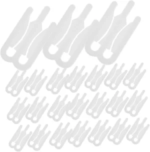 Cloth Clips for Hanging 200pcs Blue Clothes Pins Shirt Folding Clamps Garment Fixing Clips Bulk Pack