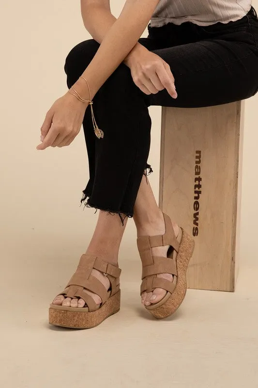 Comfort Platform Heel Sandals