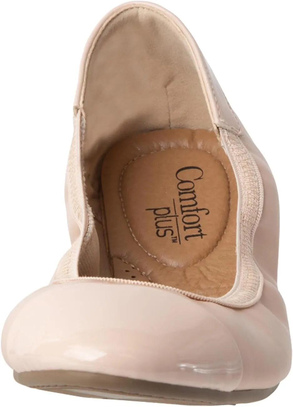 Comfort Plus by Predictions Women's Claire Scrunch Flat