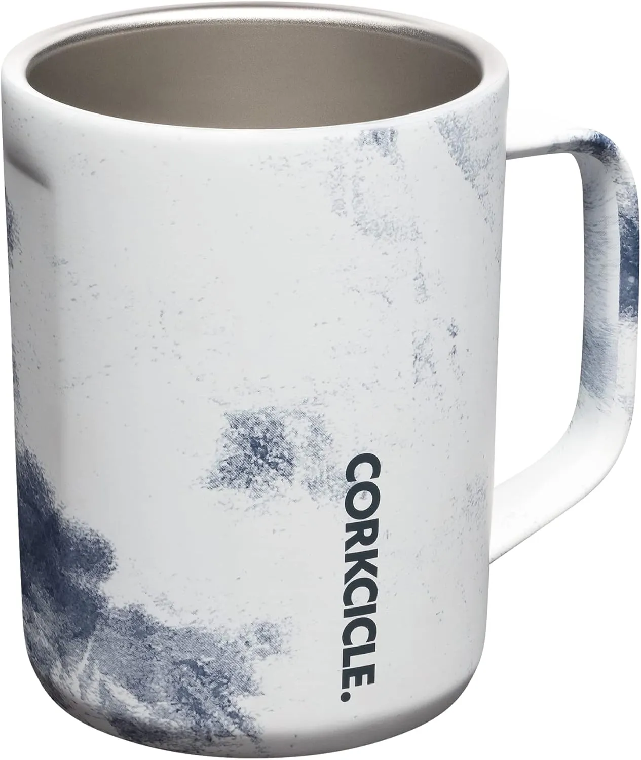 Corkcicle Disney 16 Ounce Coffee Mug Triple Insulated Stainless Steel Cup with Clear Lid and Silicone Bottom for Hot Drinks, Mickey Tie Dye