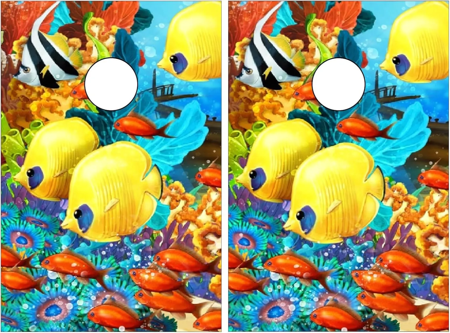 Cornhole Board Wraps Fish 阿7 Cornhole Skins for Boards,3ft x 2ft Skin Decal Vinyl Wrap for Cornhole Game Board Bag Toss (2xpcs.)
