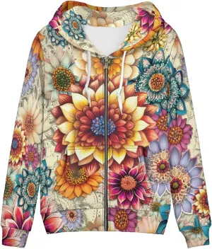 Cozeyat Women Long Sleeves Hoodies Coat for Winter Fall Softy Sweatshirts with Pockets Loose Fit Jacket,Size XS-5XL