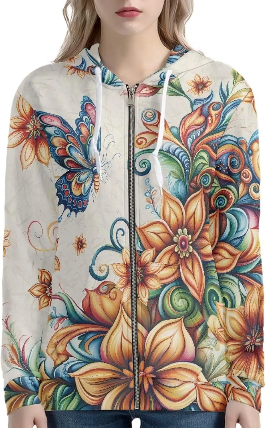 Cozeyat Women Long Sleeves Hoodies Coat for Winter Fall Softy Sweatshirts with Pockets Loose Fit Jacket,Size XS-5XL