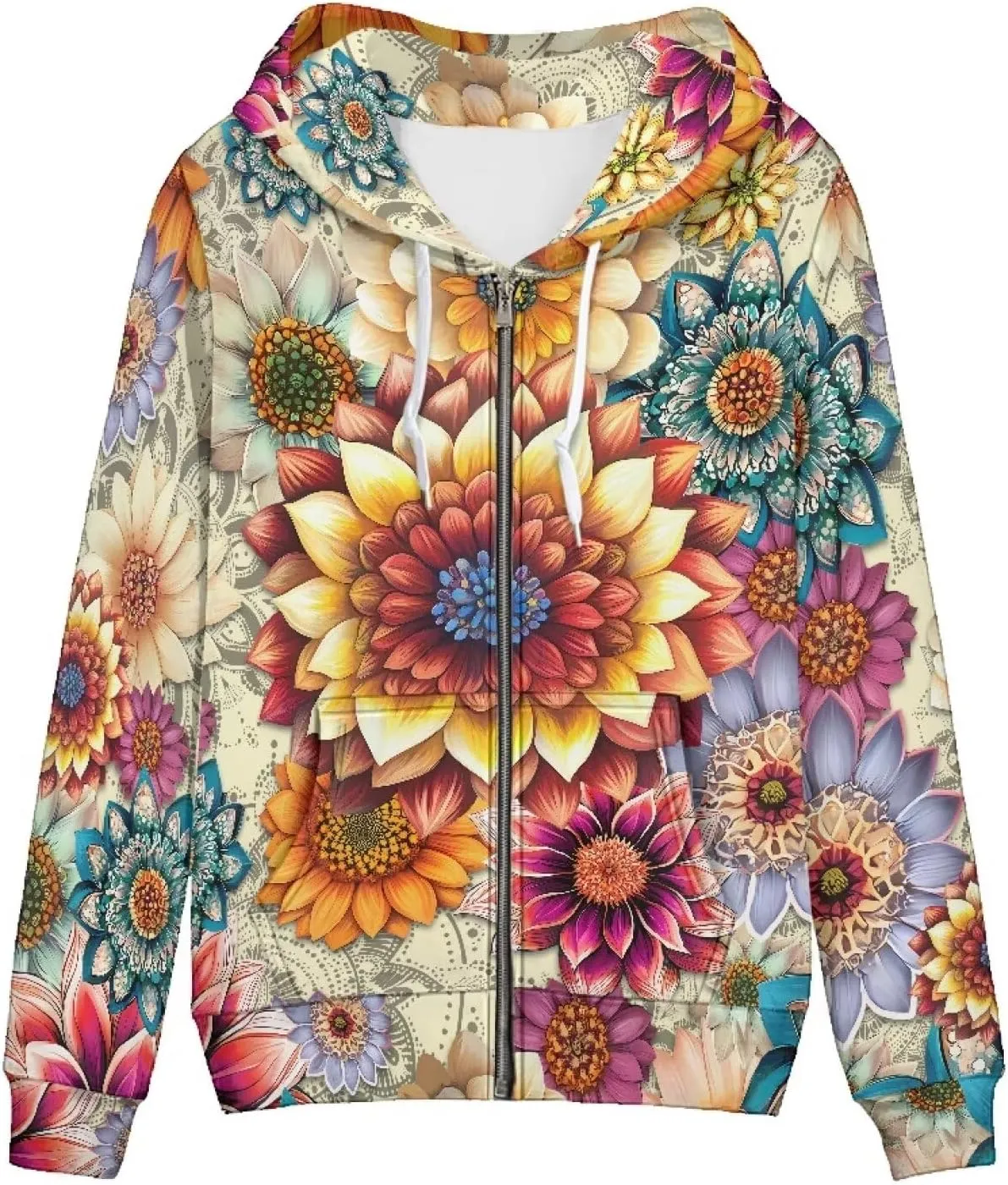 Cozeyat Women Long Sleeves Hoodies Coat for Winter Fall Softy Sweatshirts with Pockets Loose Fit Jacket,Size XS-5XL