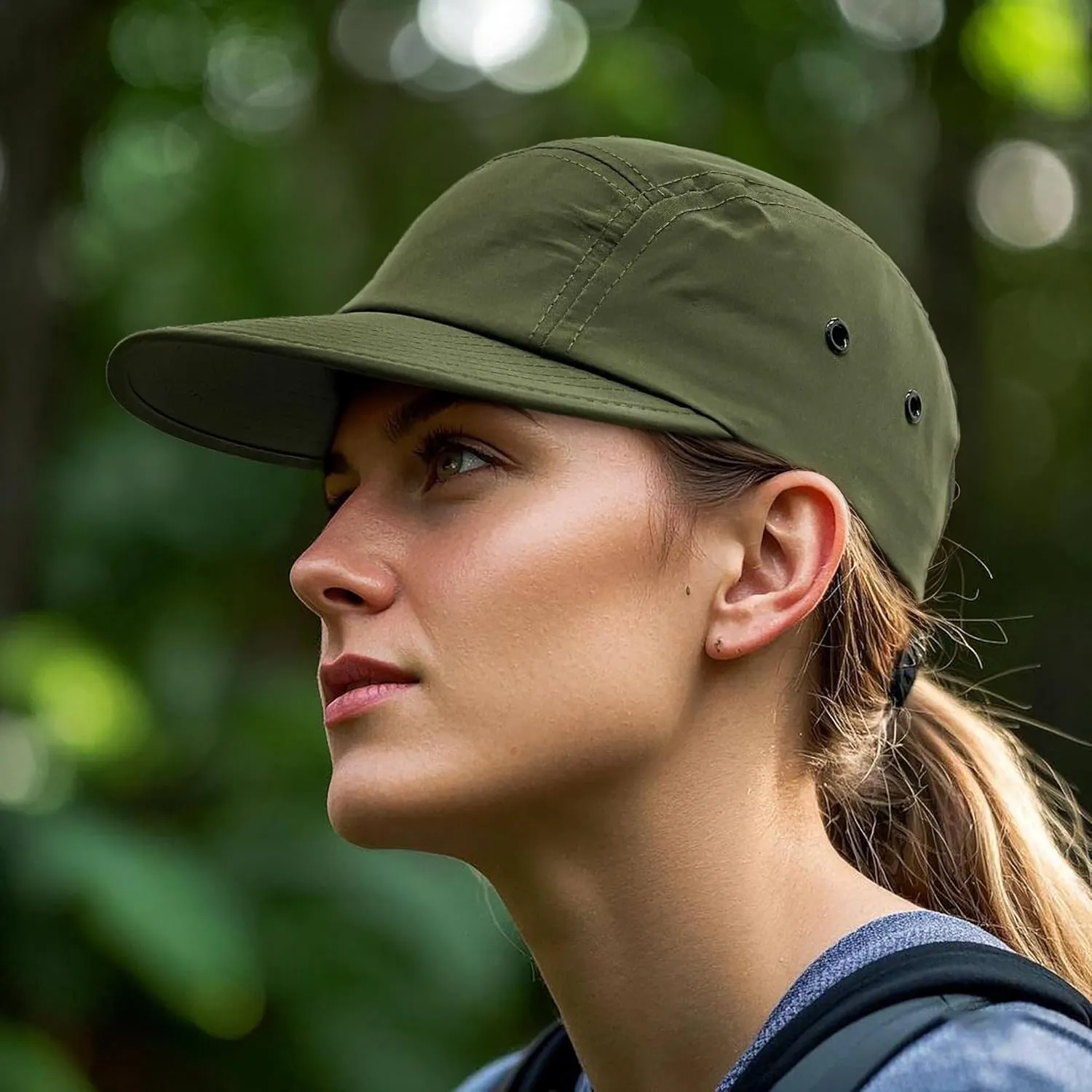 Croogo 5 Panel Hats Cooling Baseball Cap Flat Brim Hats for Men Quick Dry Trucker Hat Camper Cap UPF50  Sun Hats