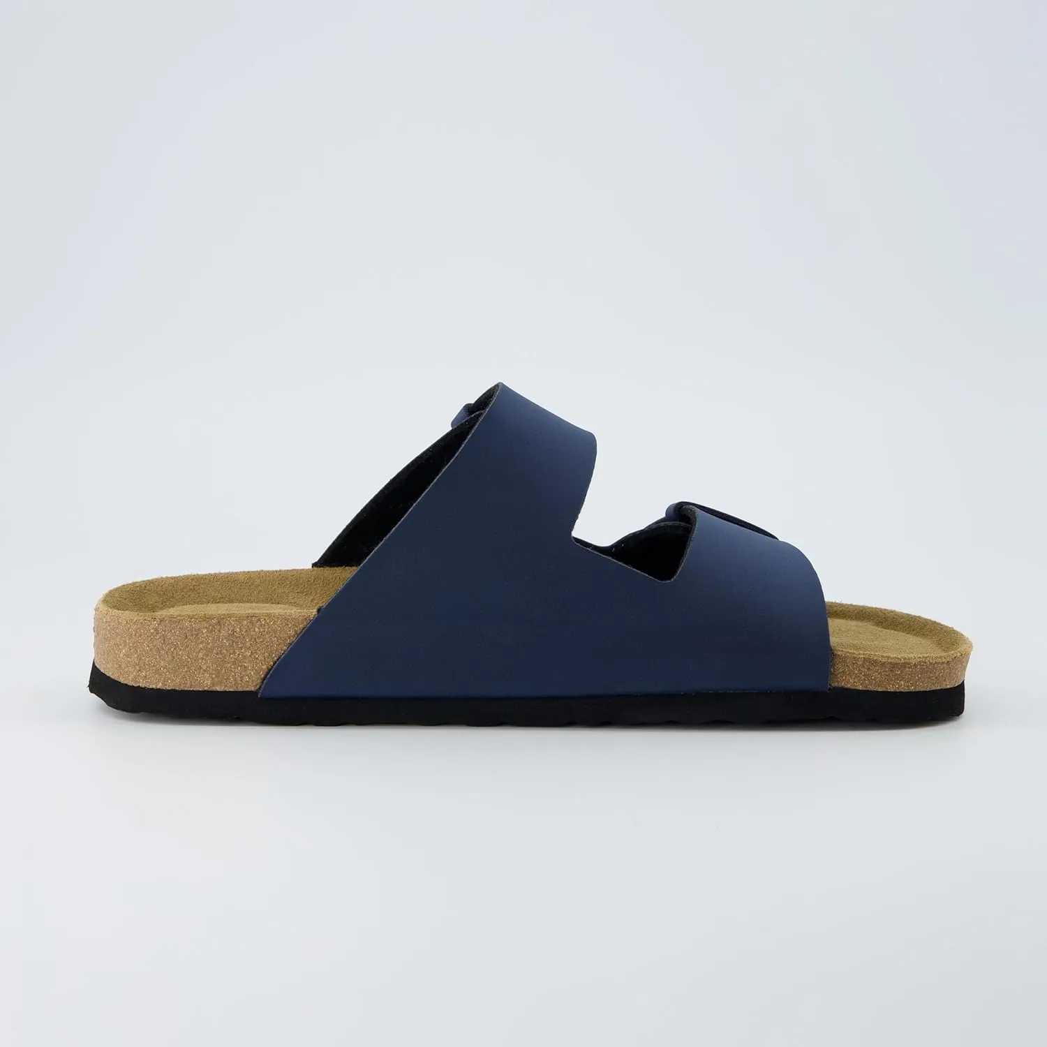 CUSHIONAIRE Men's Lynx Cork footbed Sandal with  Comfort