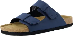 CUSHIONAIRE Men's Lynx Cork footbed Sandal with  Comfort