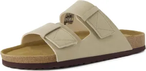 CUSHIONAIRE Men's Lynx Cork footbed Sandal with  Comfort