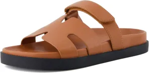 CUSHIONAIRE Women's Estate Footbed Sandal With  Comfort