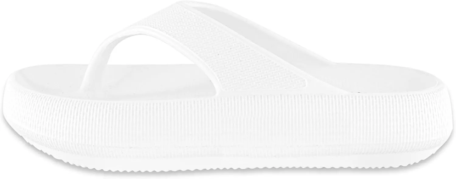 CUSHIONAIRE Women's Fling recovery cloud pool slides sandal with  Comfort