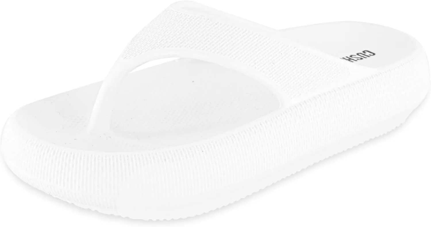 CUSHIONAIRE Women's Fling recovery cloud pool slides sandal with  Comfort