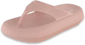 CUSHIONAIRE Women's Fling recovery cloud pool slides sandal with  Comfort
