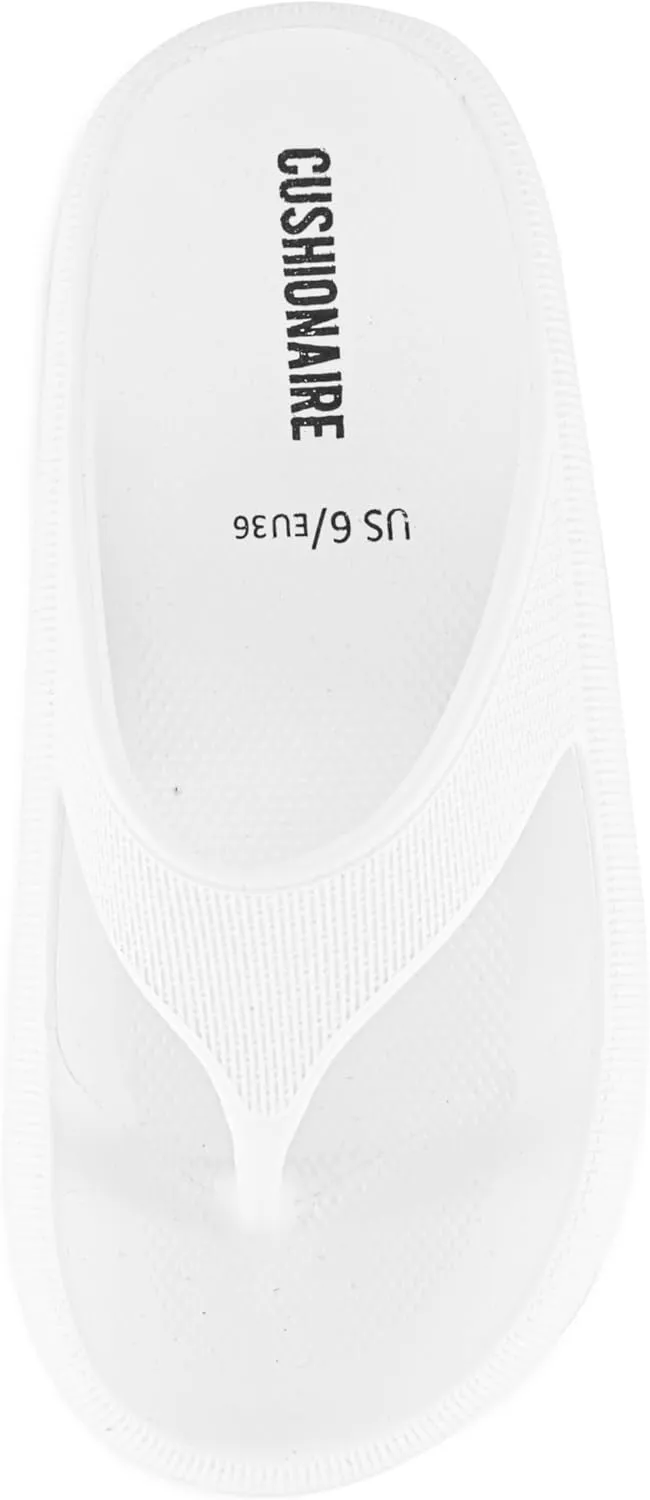 CUSHIONAIRE Women's Fling recovery cloud pool slides sandal with  Comfort