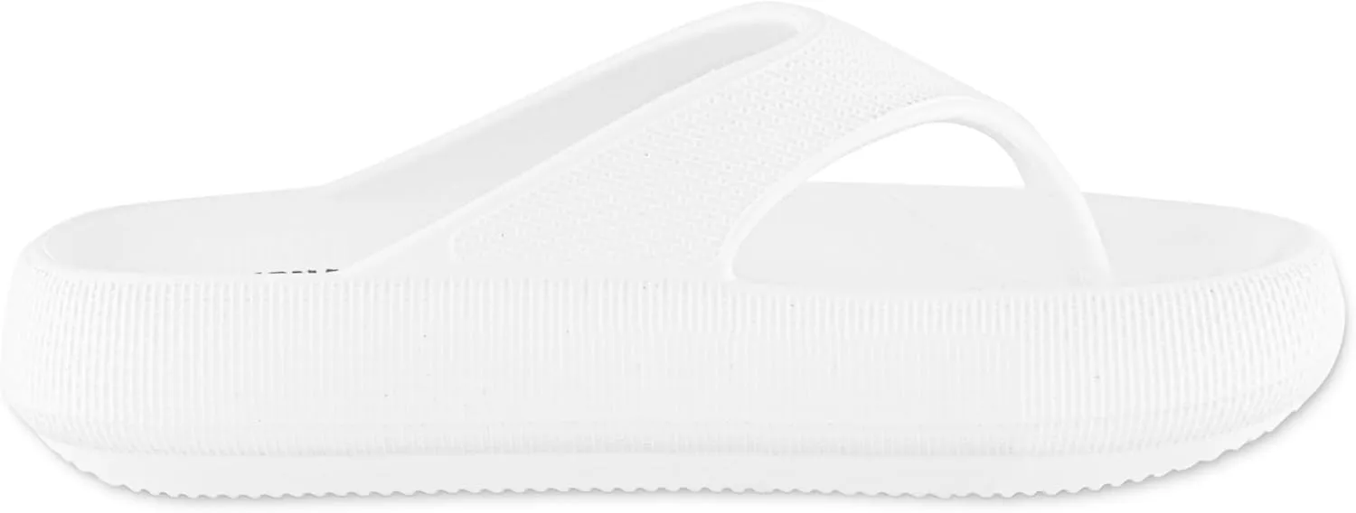 CUSHIONAIRE Women's Fling recovery cloud pool slides sandal with  Comfort