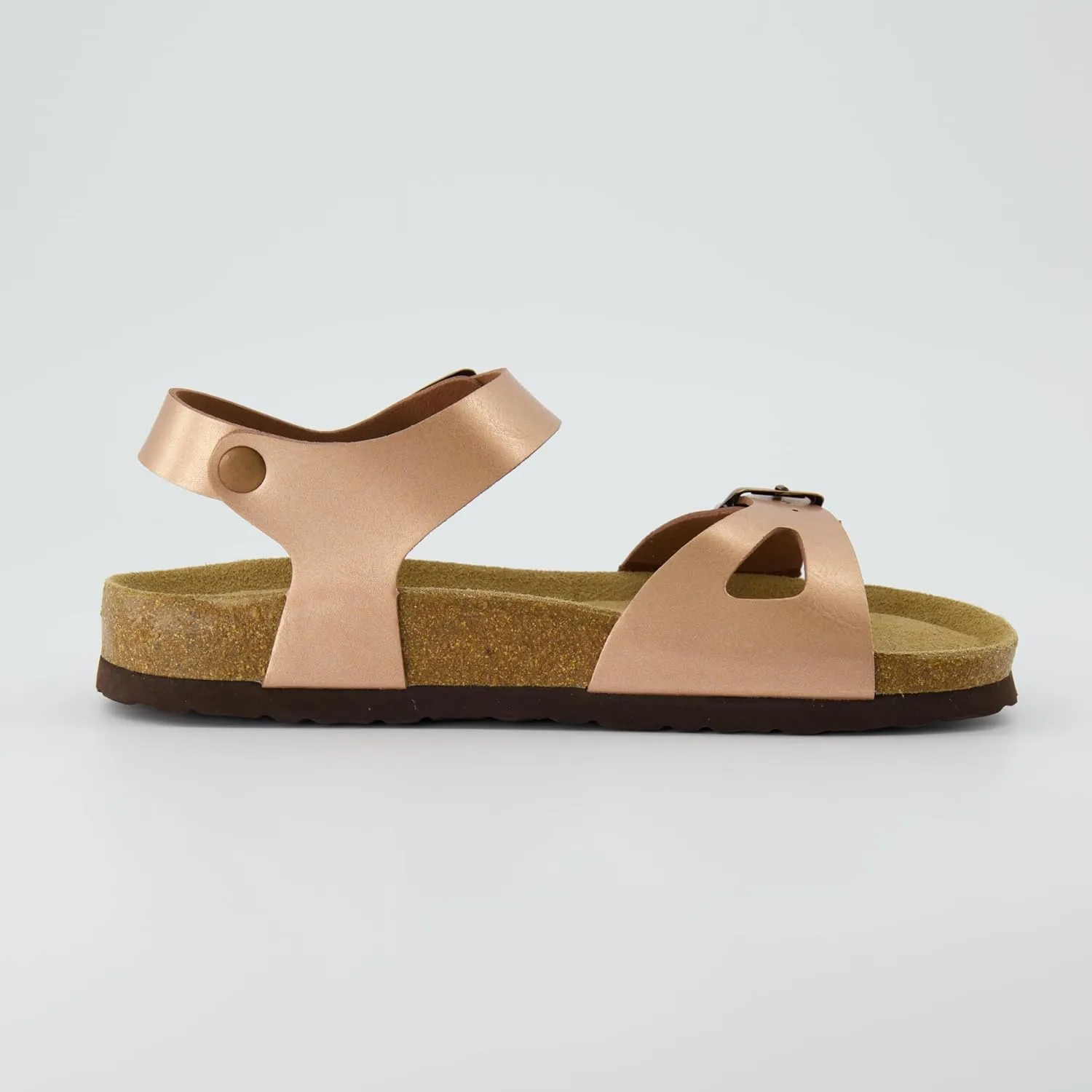 CUSHIONAIRE Women's Lauri Cork footbed Sandal with  Comfort