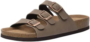 CUSHIONAIRE Women's Lela Cork footbed Sandal with  Comfort