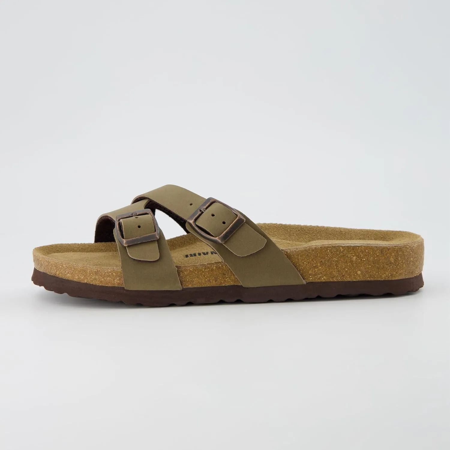 CUSHIONAIRE Women's Liza Cork Footbed Sandal With  Comfort