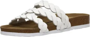CUSHIONAIRE Women's Lucy Cork footbed Sandal with  Comfort and Wide Widths Available