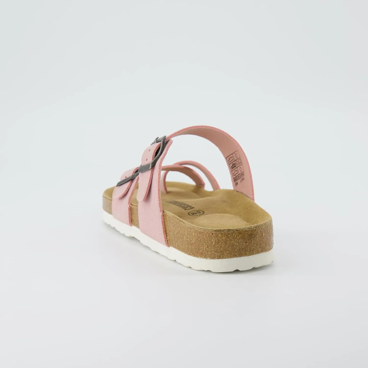 CUSHIONAIRE Women's Luna Cork Footbed Sandal With  Comfort