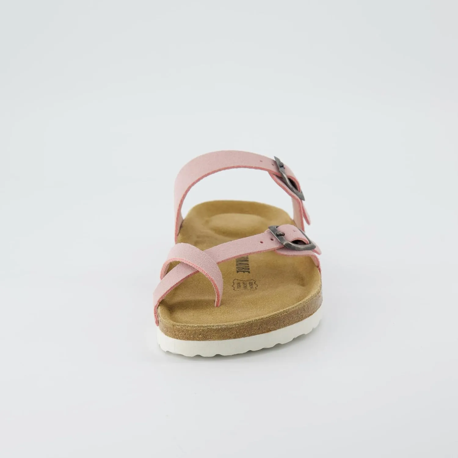 CUSHIONAIRE Women's Luna Cork Footbed Sandal With  Comfort