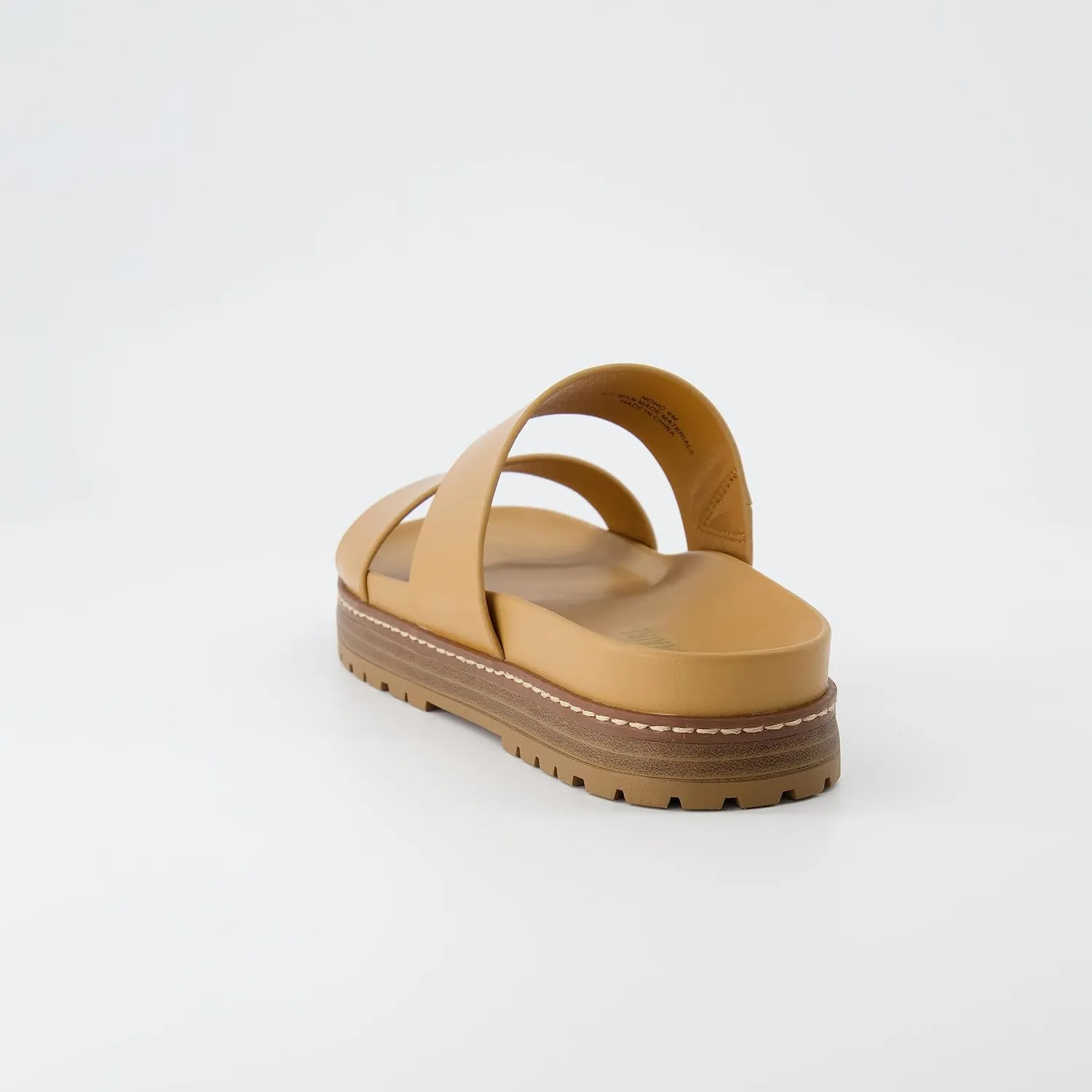CUSHIONAIRE Women's Noho flatform footbed sandal with  Comfort, Wide Widths Available