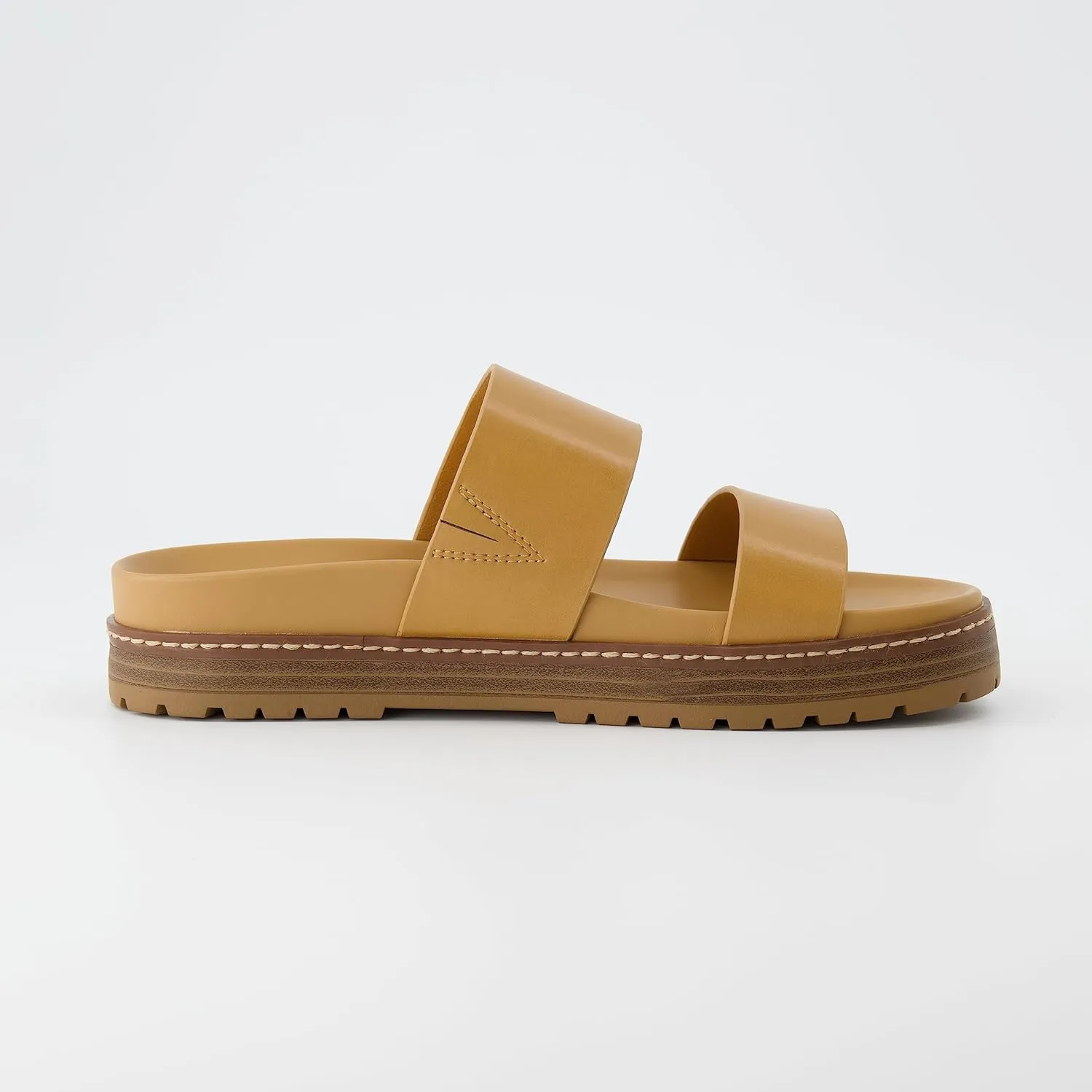 CUSHIONAIRE Women's Noho flatform footbed sandal with  Comfort, Wide Widths Available