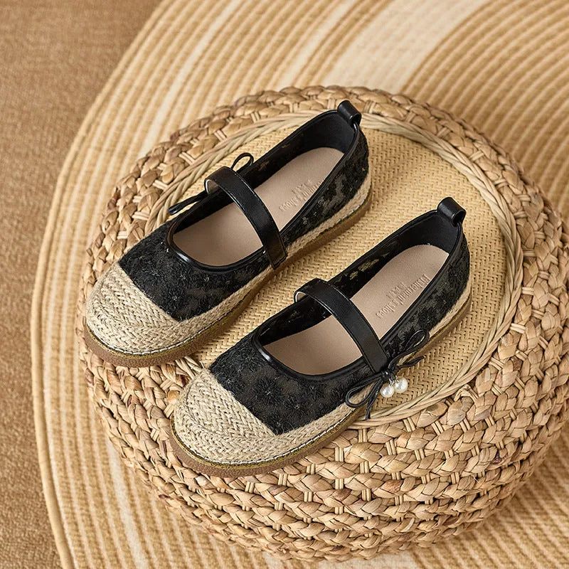 Daisy Mesh Espadrilles