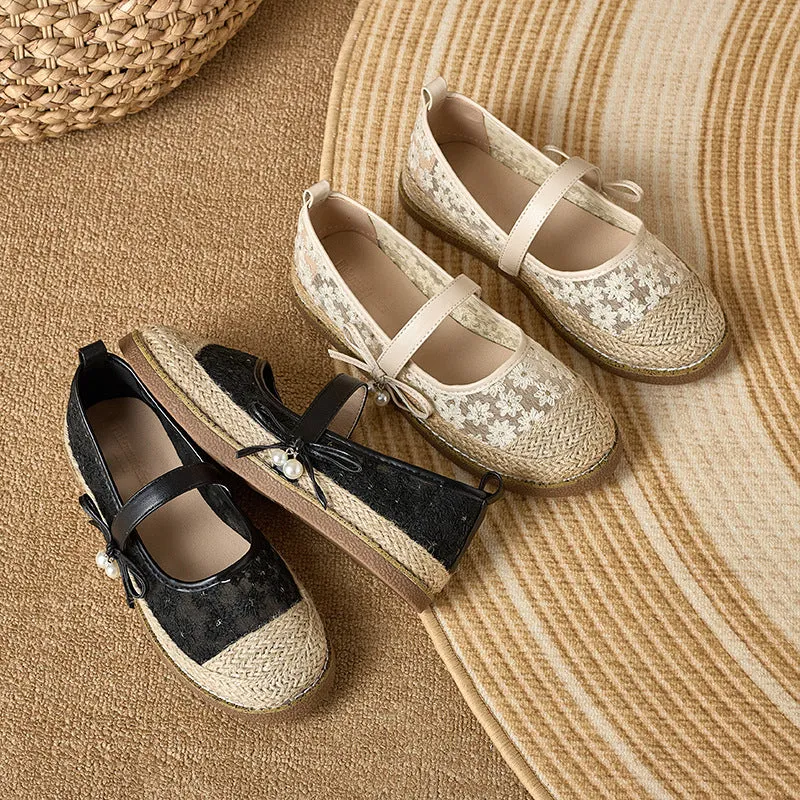 Daisy Mesh Espadrilles