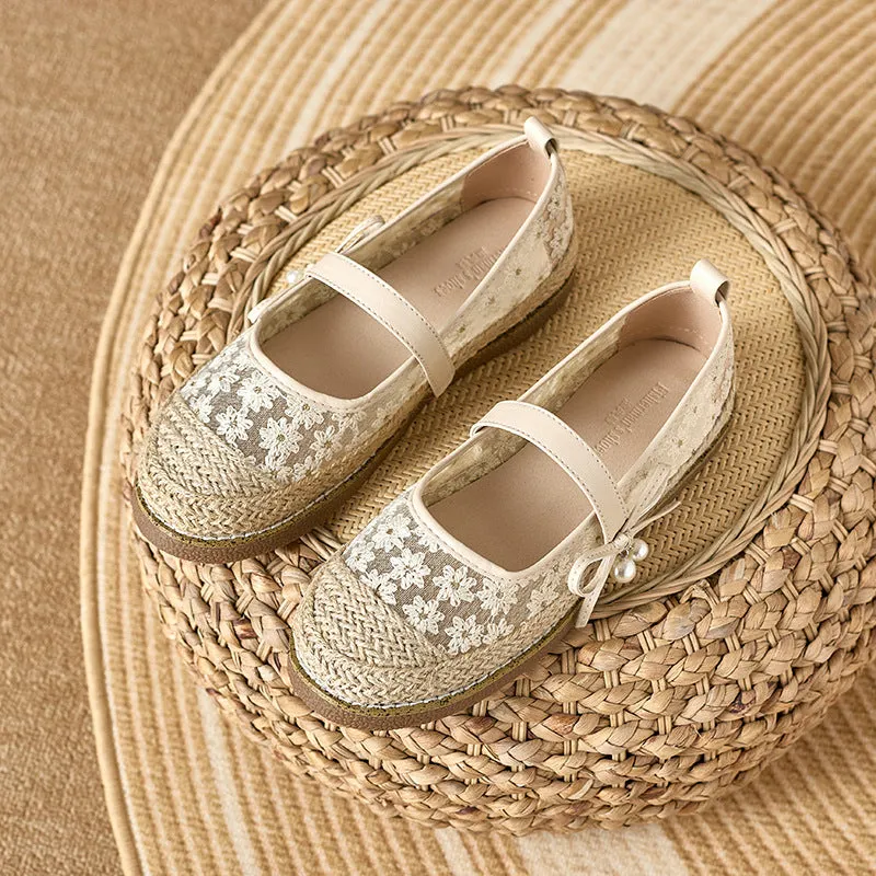 Daisy Mesh Espadrilles