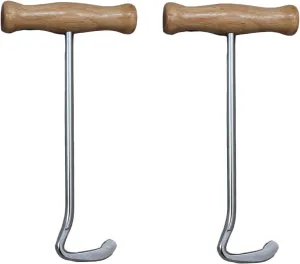 Derby Originals 7.5" Easy On Heavy Duty Steel Boot Pull Hooks for Cowboy, Riding, and Work Boots