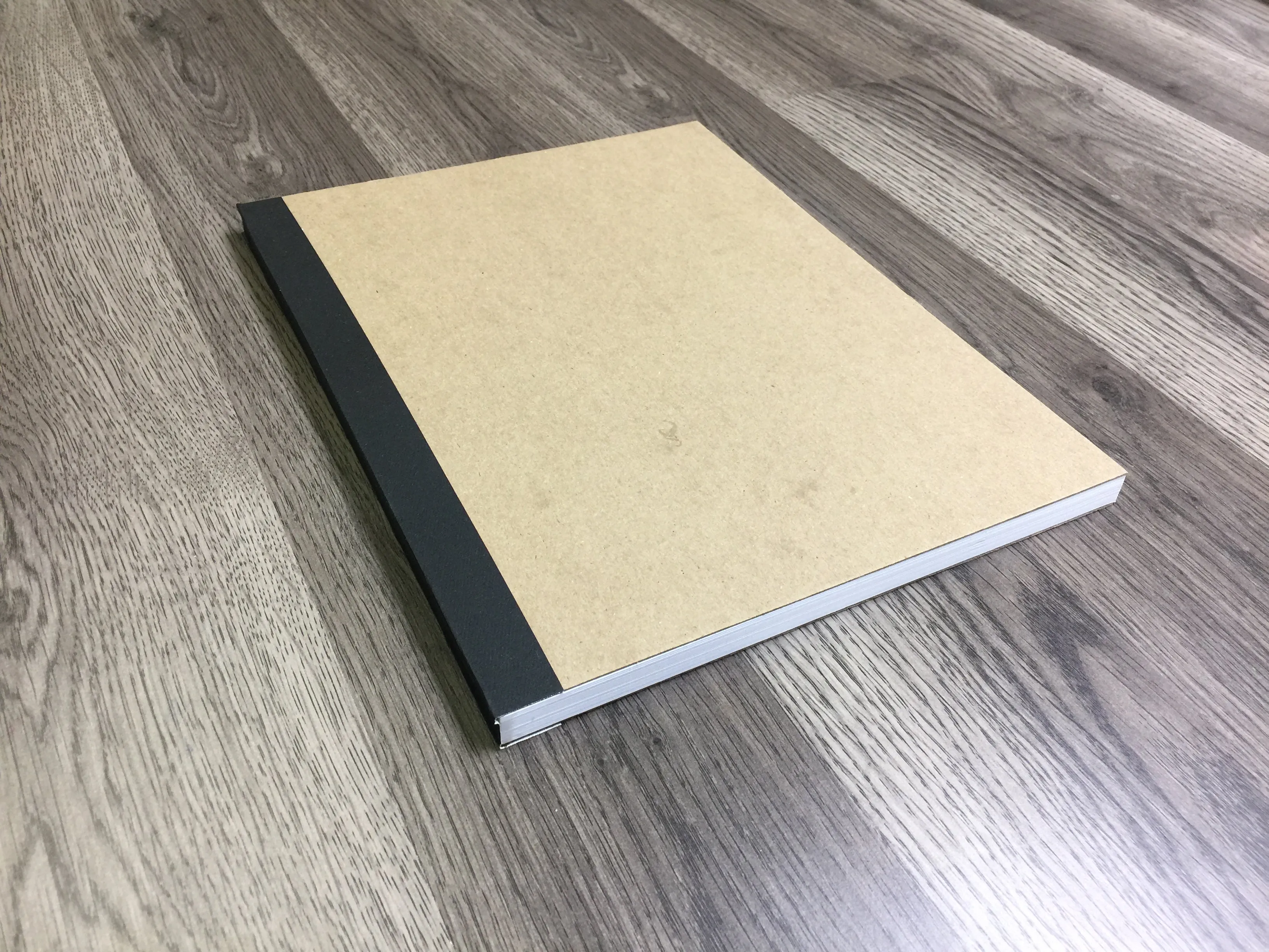 Design Ideation LAY FLAT sketchbook. Removable sheet, journal style SIMPLE SKETCH book. Multi-media. (8.5" x 11")LF-2550-LS