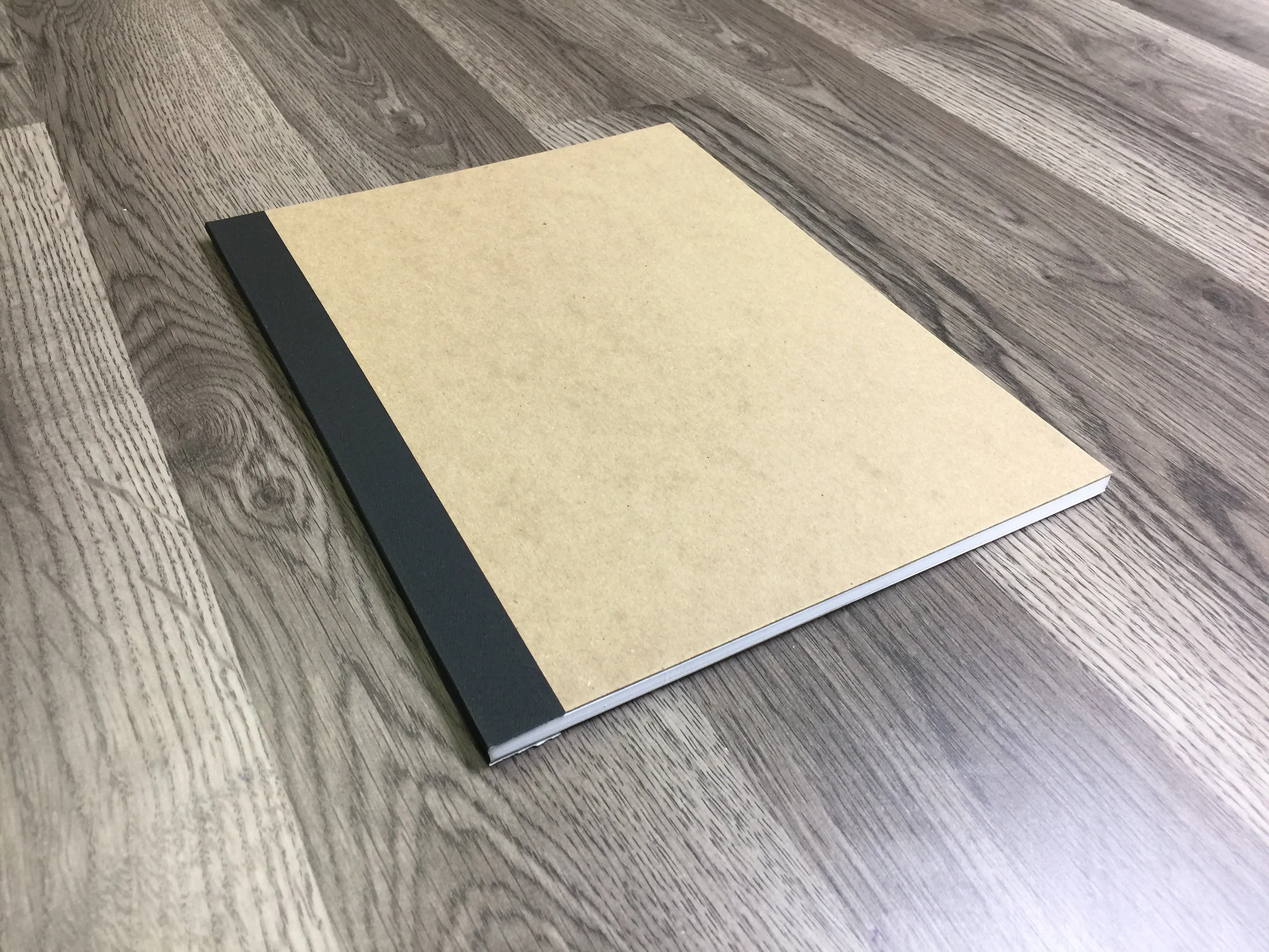Design Ideation LAY FLAT sketchbook. Removable sheet, journal style SIMPLE SKETCH book. Multi-media. (8.5" x 11")LF-2550-LS
