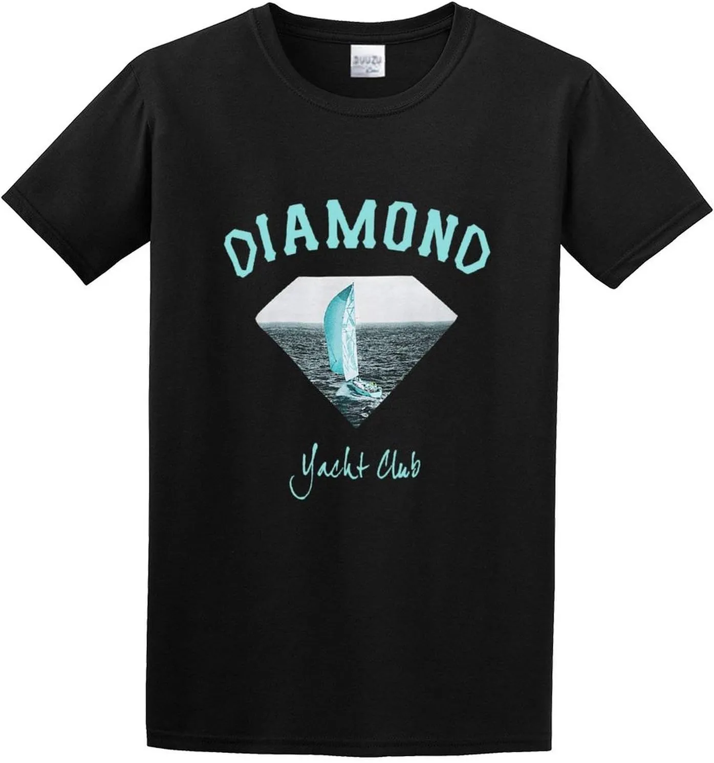 Diamond Supply Co Og Yacht Club Unisex 100% Cotton Short-Sleeve T-Shirts Black
