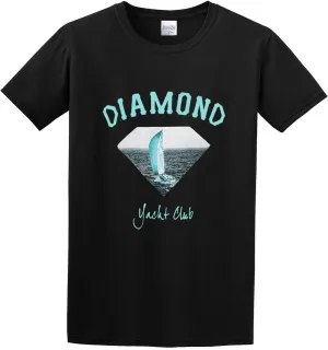 Diamond Supply Co Og Yacht Club Unisex 100% Cotton Short-Sleeve T-Shirts Black