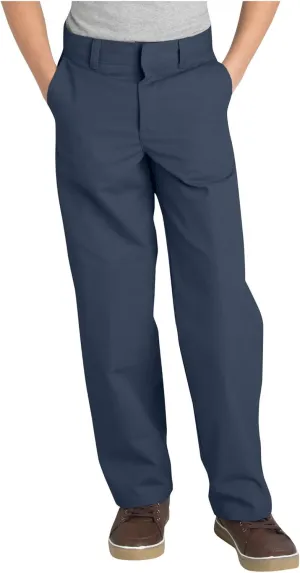 Dickies Boys' Flex Waist Flat Front Pant