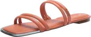 DKNY Women's Multi Band Flat Sandal