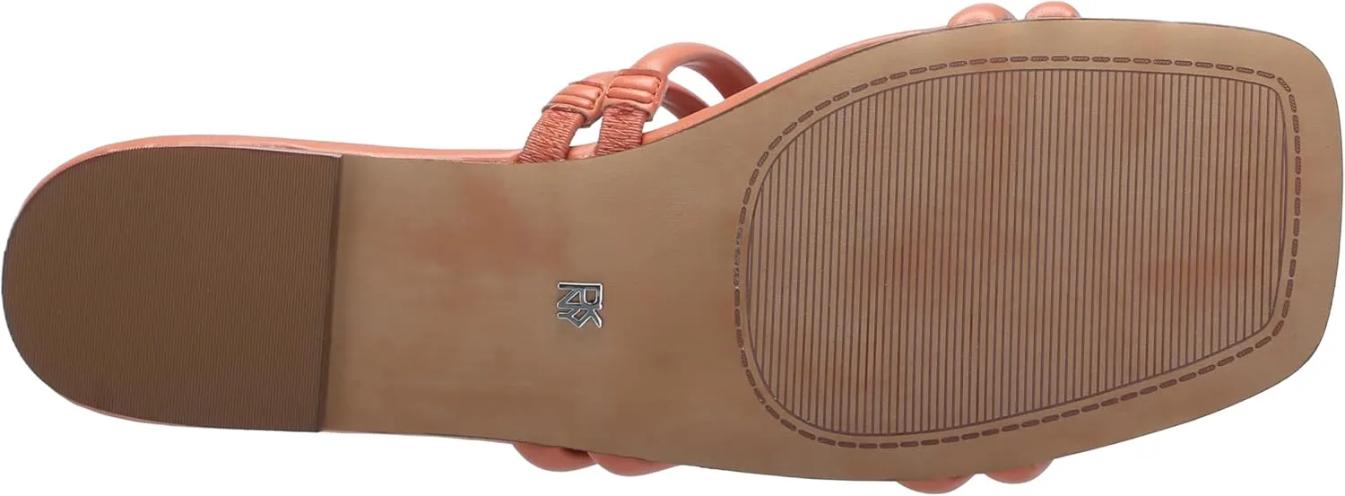 DKNY Women's Multi Band Flat Sandal