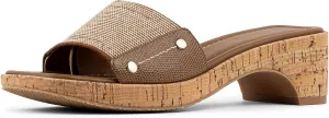 Donald J Pliner Women's Rodeo Jute Elastic Slide Sandal