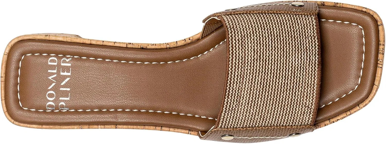 Donald J Pliner Women's Rodeo Jute Elastic Slide Sandal