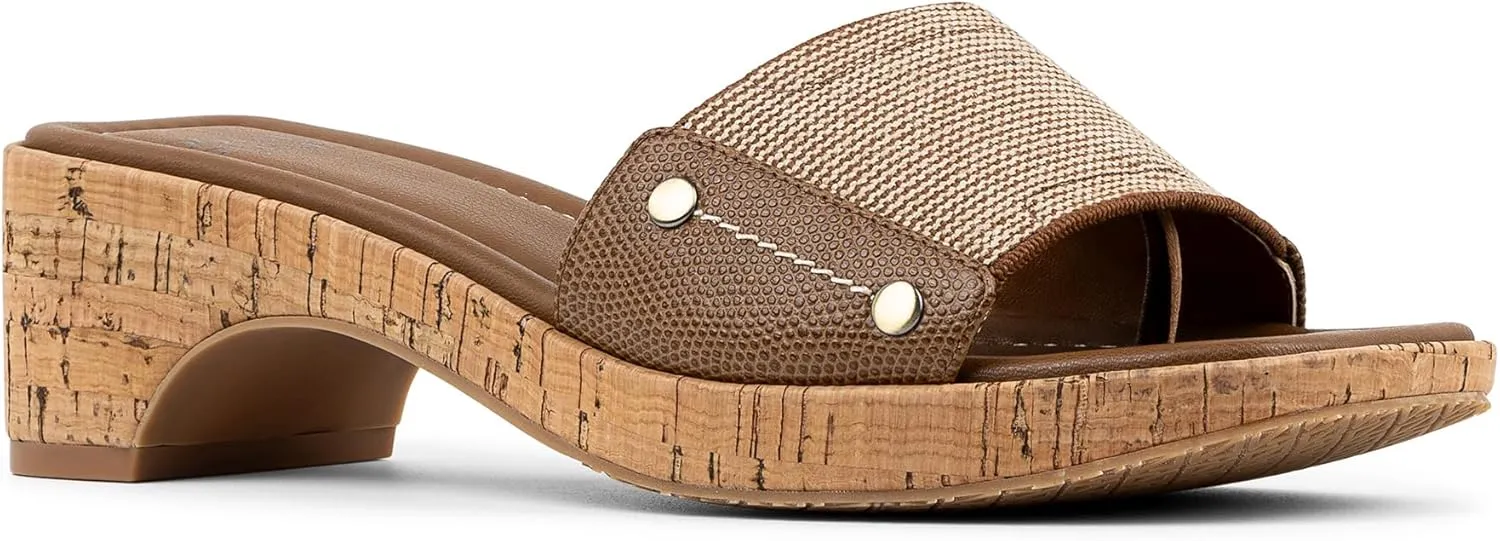 Donald J Pliner Women's Rodeo Jute Elastic Slide Sandal