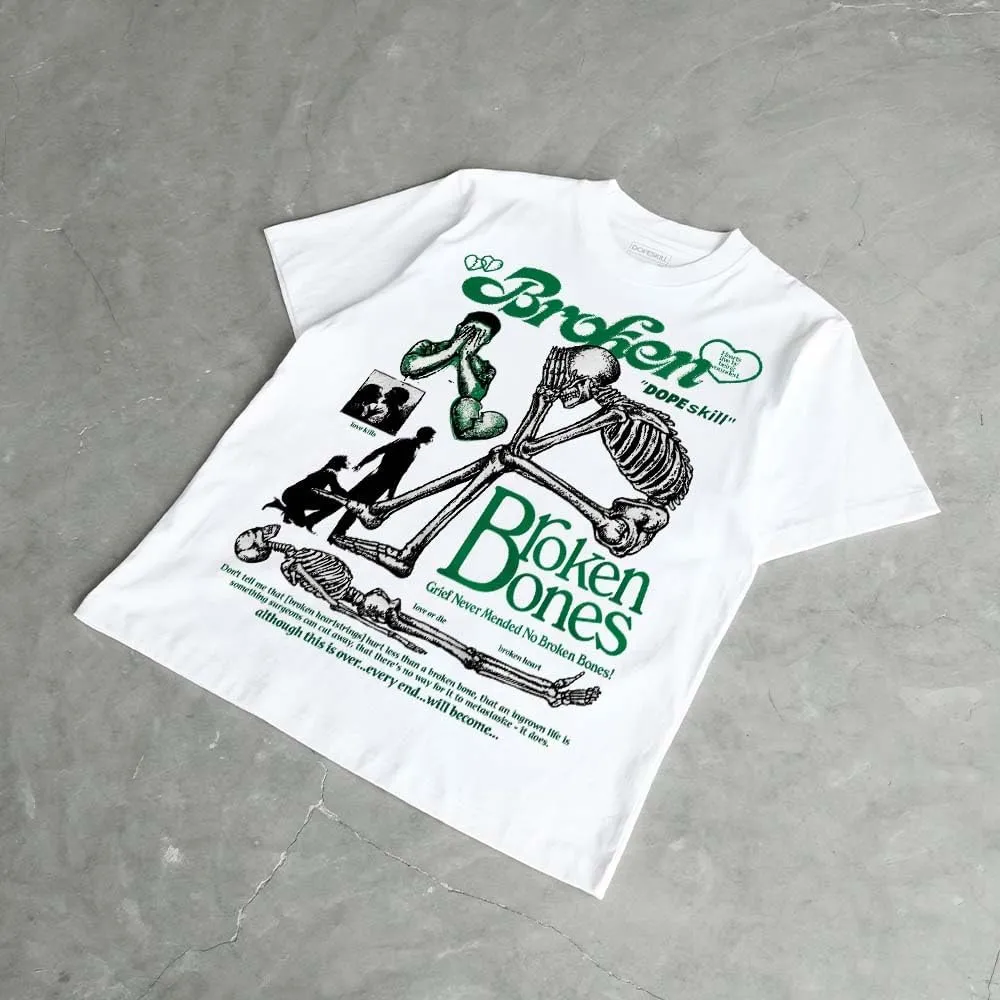 DopeSkill Graphic Tee Streetwear Hip Hop Hypebeast Street Style Unisex T-Shirt Sneaker Colour Matching Shirts Horror Skeleton