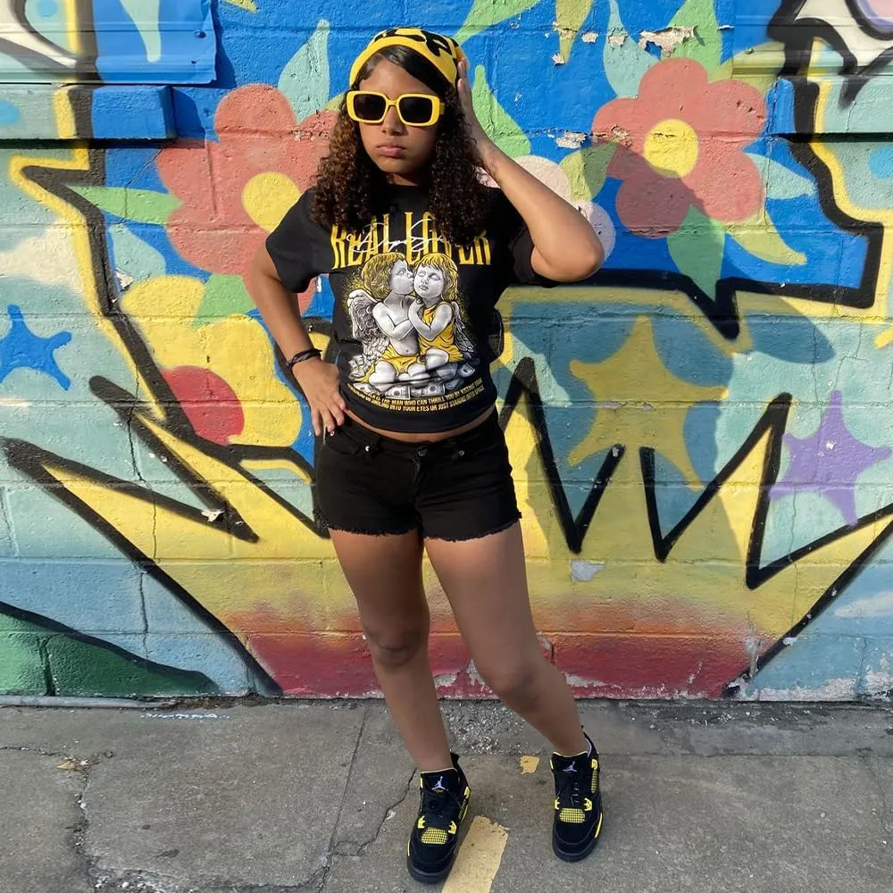 DopeSkill Graphic Tee Streetwear Hip Hop Hypebeast Street Style Unisex T-Shirt Sneaker Colour Matching Shirts Real Lover