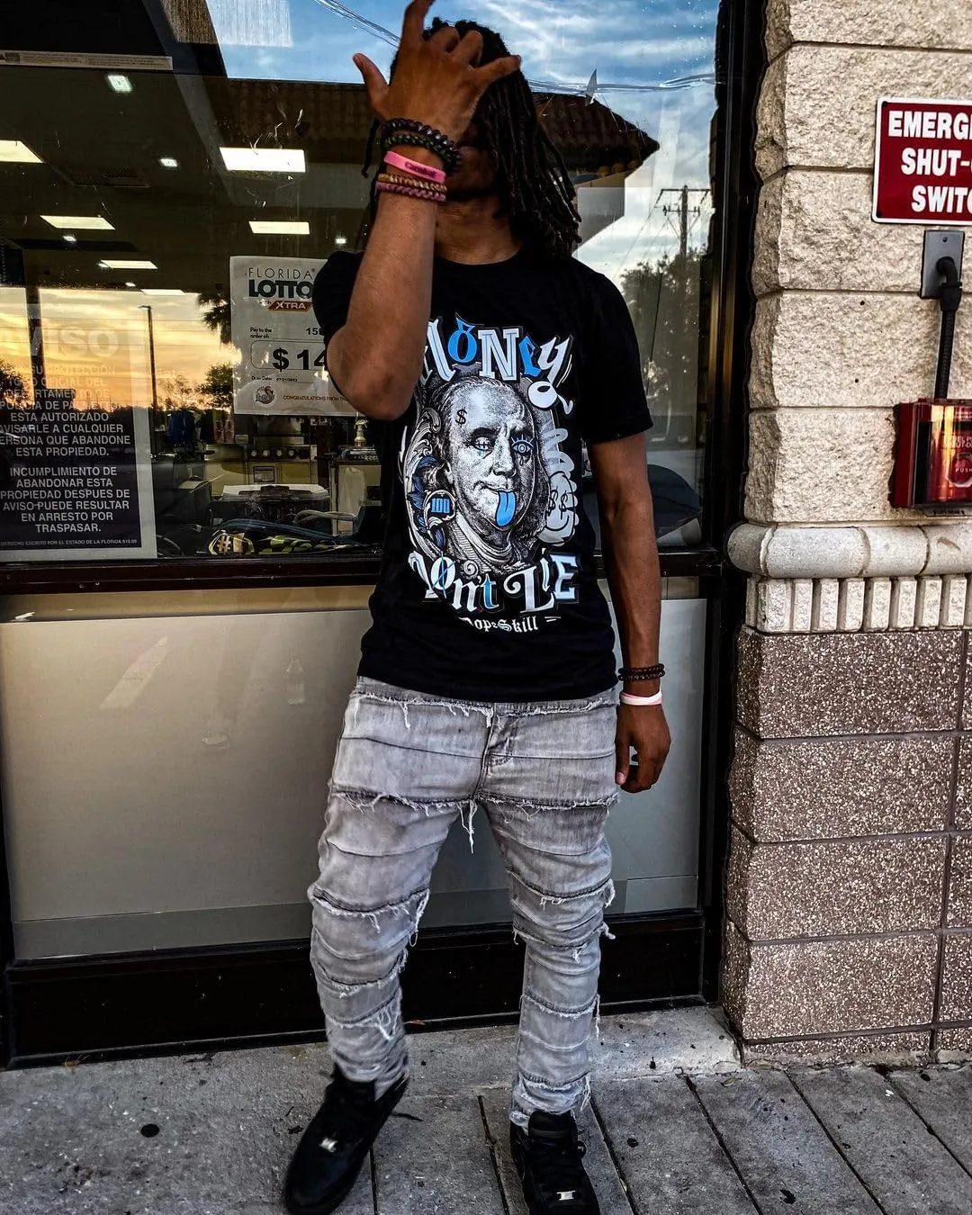 DopeSkill Graphic Tee Streetwear Hip Hop Hypebeast Street Style Unisex T-Shirt Sneaker Colour Matching Shirts Swag Y2K Style