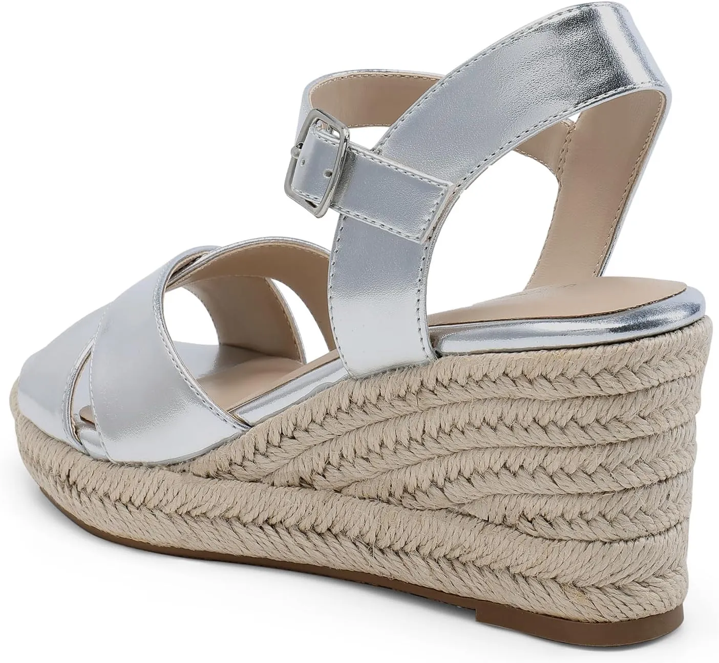 DREAM PAIRS Espadrille Dressy Wedge Sandals, Women's Platform Sandals Casual Summer, Comfortable High Heeled Wedges with Adjustable Buckle